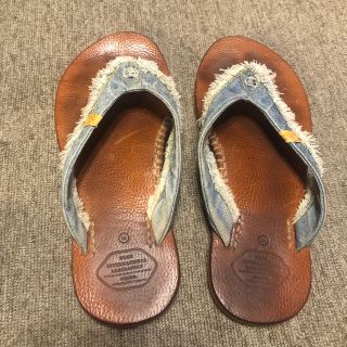 ヴィスヴィム(VISVIM)のVISVIM デニム  サンダル　LAMA SANDAL-FOLK M(サンダル)