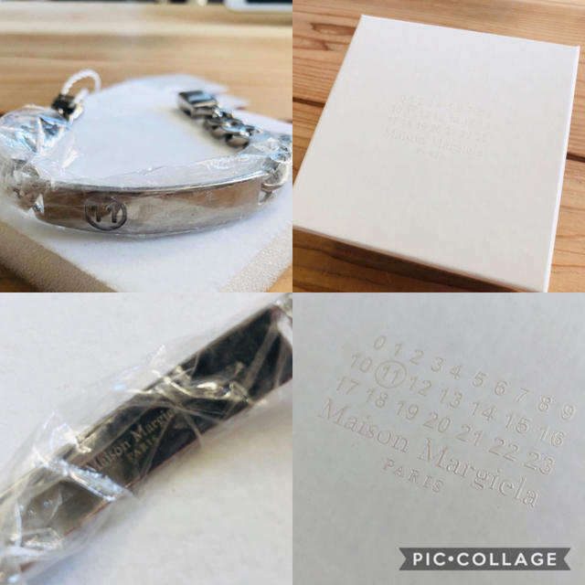 チェーンブレスレットmaison margiela id ブレスレット　Mサイズ