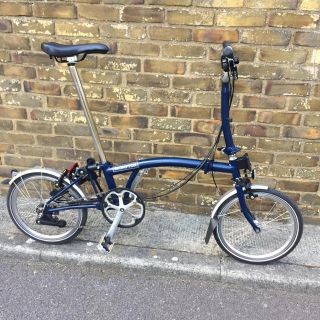 ブロンプトン(BROMPTON)の2019ブロンプトン美品M6Lテンベストブルー 最上位モデル Brompton (自転車本体)