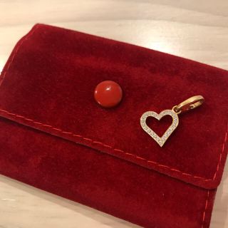 カルティエ(Cartier)の★りな様専用★ カルティエ PG ハート　チャーム　ダイヤ　Cartier(チャーム)