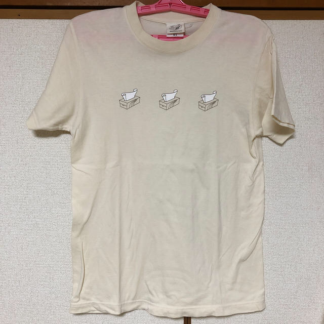 【訳あり】MONGOL800 百々　Tシャツ（ベージュ）Sサイズ 中古 エンタメ/ホビーのタレントグッズ(ミュージシャン)の商品写真