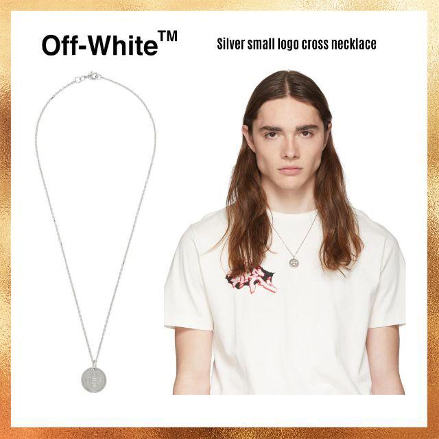 OFF-WHITE - 新品未使用【 offwhite 】スモールロゴクロスネックレスの