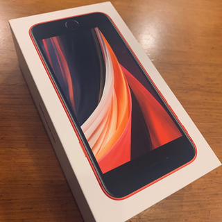 アップル(Apple)のiPhone SE2 64MB red 新品未使用品 MX9U2J/A(スマートフォン本体)
