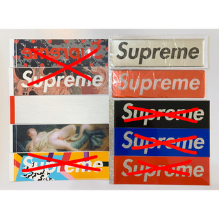 シュプリーム(Supreme)のsupreme box logo ステッカー 4枚セット(ステッカー)