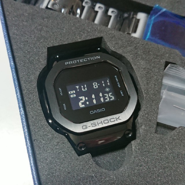 人気ブラドン G-SHOCK DW-5600BB フルメタルカスタムセット | www