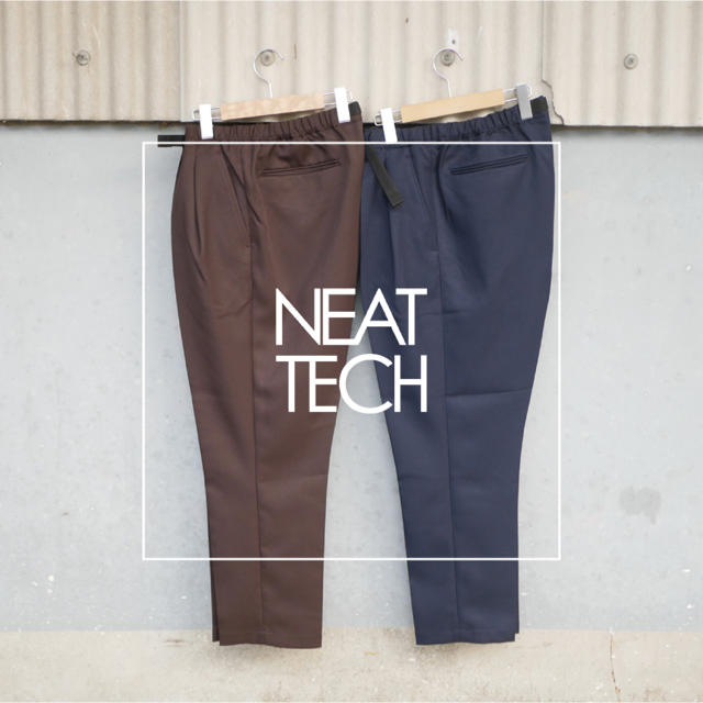 【NEATTECH】Tapered Easy Trousers L