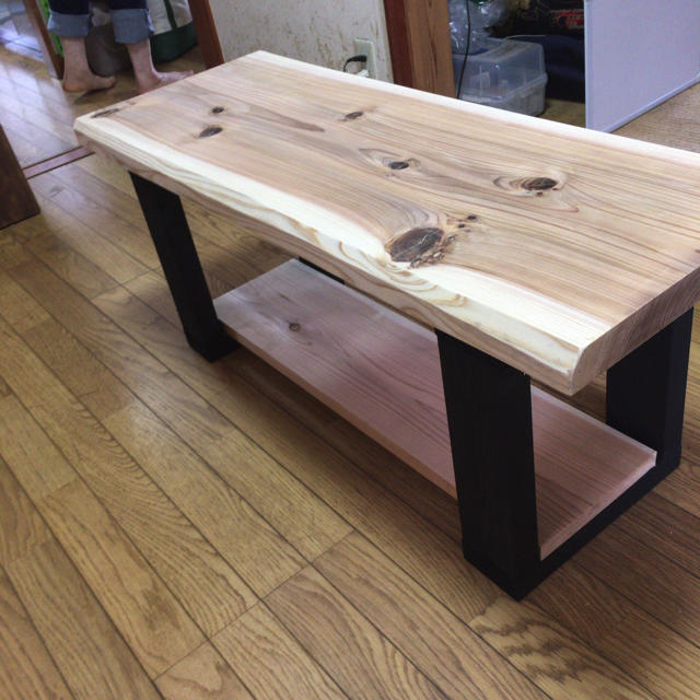 ポイントキャンペーン中 【179cm×45cm】《塗装込》テーブル テレビ