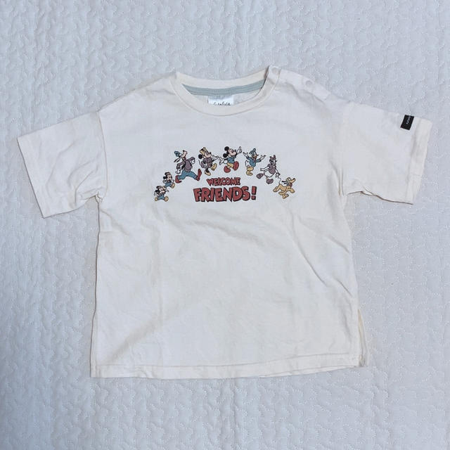 futafuta(フタフタ)のfutafuta レトロミッキーTシャツ 80 キッズ/ベビー/マタニティのベビー服(~85cm)(Ｔシャツ)の商品写真