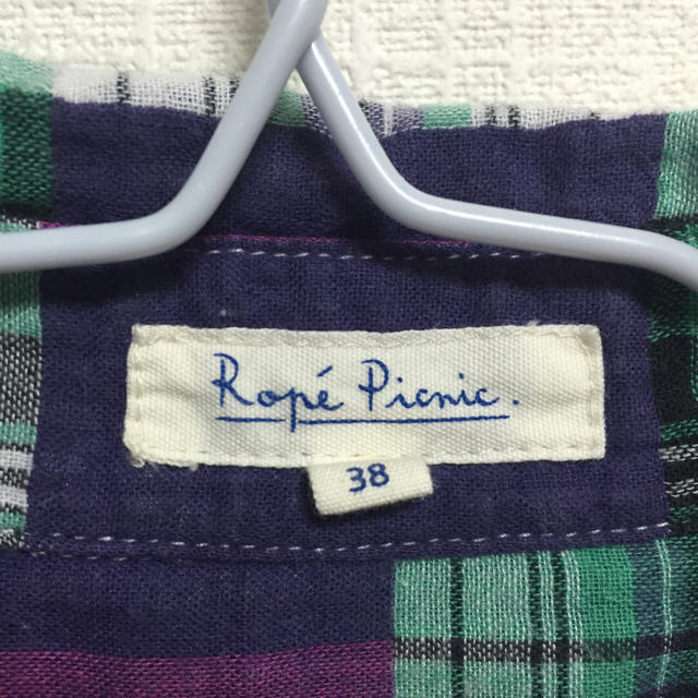 Rope' Picnic(ロペピクニック)のRope picnic♡チェックシャツ レディースのトップス(シャツ/ブラウス(長袖/七分))の商品写真