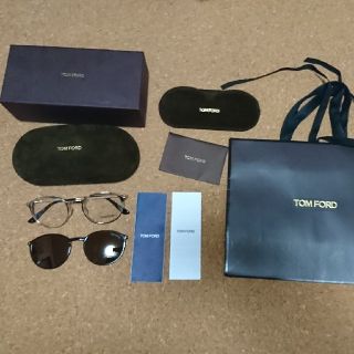 トムフォード(TOM FORD)のトムフォード　サングラス　クリップオン　ブラウン　TF5476 28E(サングラス/メガネ)