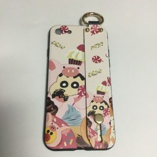 iPhoneケース クレヨンしんちゃん リング付き ベルト付き 新品(iPhoneケース)