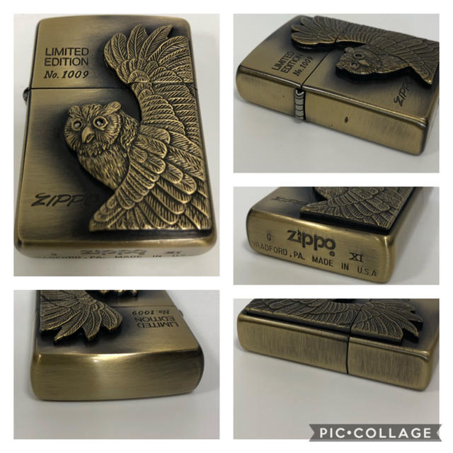 zippo フクロウ 天然ダイヤモンド入り 2000個限定品 zippo フクロウ 天然ダイヤモンド入り 2000個限定品