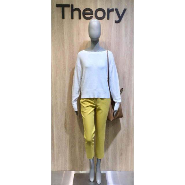 Theory 20ss クロップドパンツ イエロー