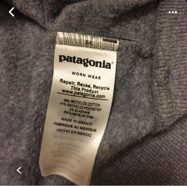 patagonia(パタゴニア)のパタゴニア　スエットパーカー メンズのトップス(パーカー)の商品写真