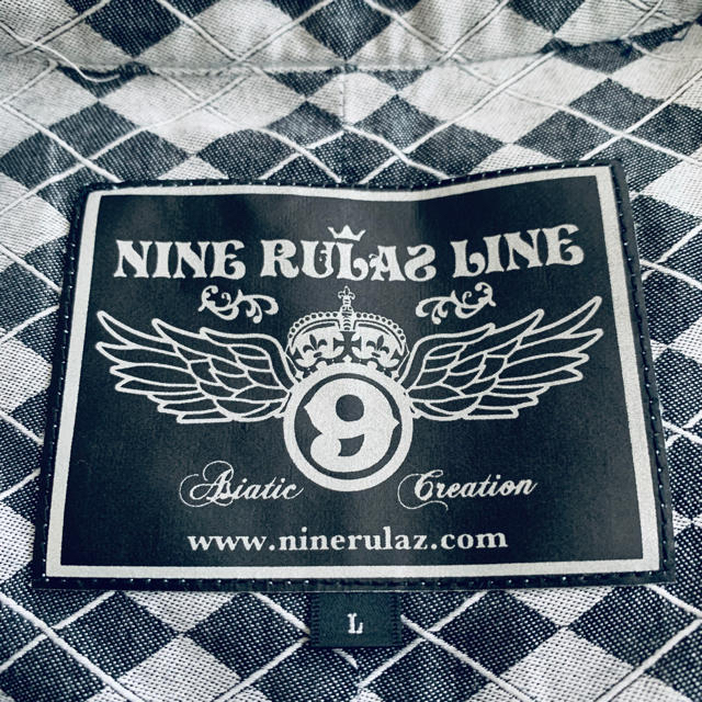 NINE RULAZ(ナインルーラーズ)の104  NINE RULAZ ナインルーラーズ 半袖シャツ　L メンズのトップス(Tシャツ/カットソー(半袖/袖なし))の商品写真