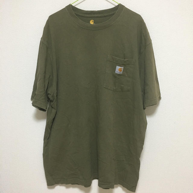 carhartt(カーハート)のカーハートTシャツ　カーキ レディースのトップス(Tシャツ(半袖/袖なし))の商品写真