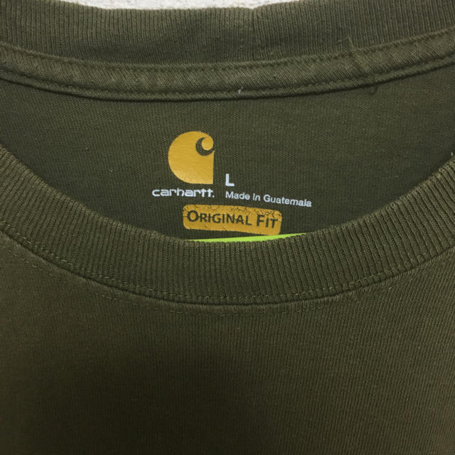 carhartt(カーハート)のカーハートTシャツ　カーキ レディースのトップス(Tシャツ(半袖/袖なし))の商品写真