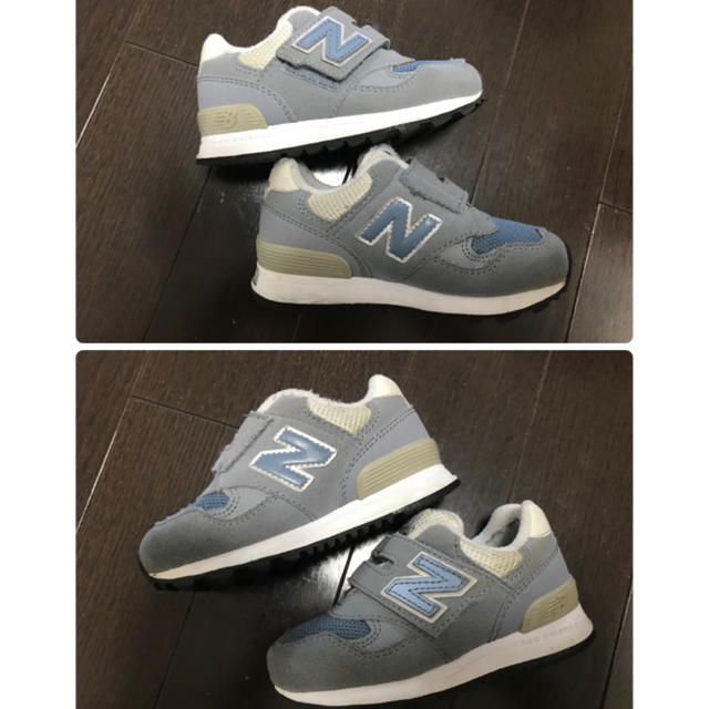 New Balance(ニューバランス)のニューバランス　薄いグレー　13センチ キッズ/ベビー/マタニティのベビー靴/シューズ(~14cm)(スニーカー)の商品写真