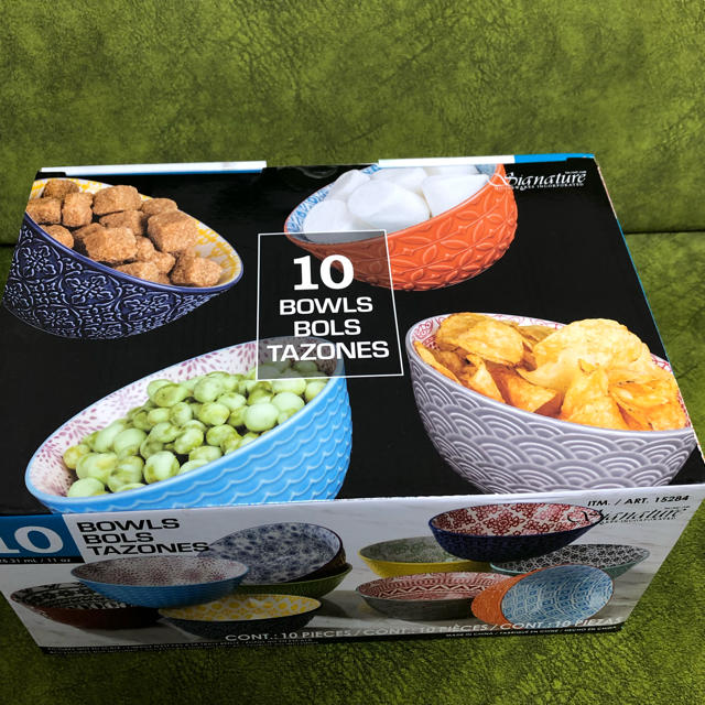 コストコ(コストコ)の新品未使用　signature bowls 10個セット　ボウル インテリア/住まい/日用品のキッチン/食器(食器)の商品写真