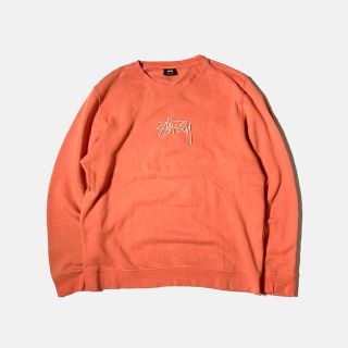 ステューシー(STUSSY)の【Stussy】刺繍ロゴ EMBROIDERED SWEATSHIRT L(スウェット)