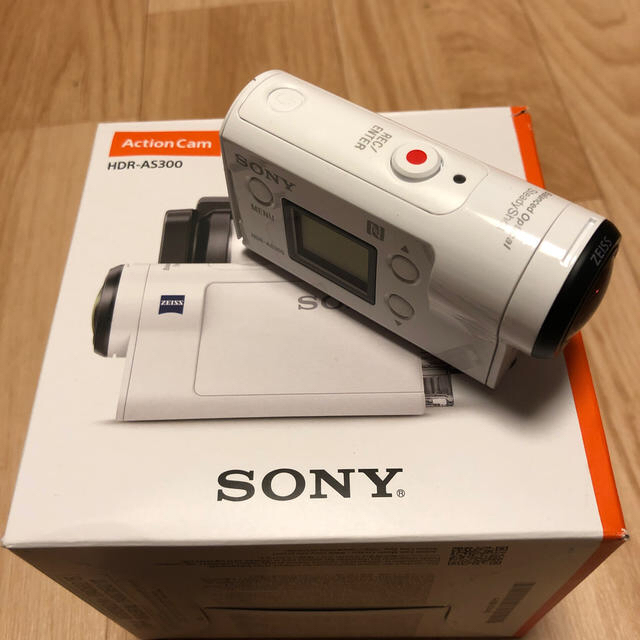 アクションカメラ　sony HDR-AS300 ヘルメットマウントセット