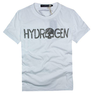 ハイドロゲン(HYDROGEN)の★正規品★(6DT7231WH)ハイドロゲンメンズ 2点セット【L】(Tシャツ/カットソー(半袖/袖なし))