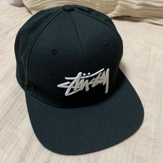 ステューシー(STUSSY)のSTUSSY キャップ 黒 送料無料(キャップ)