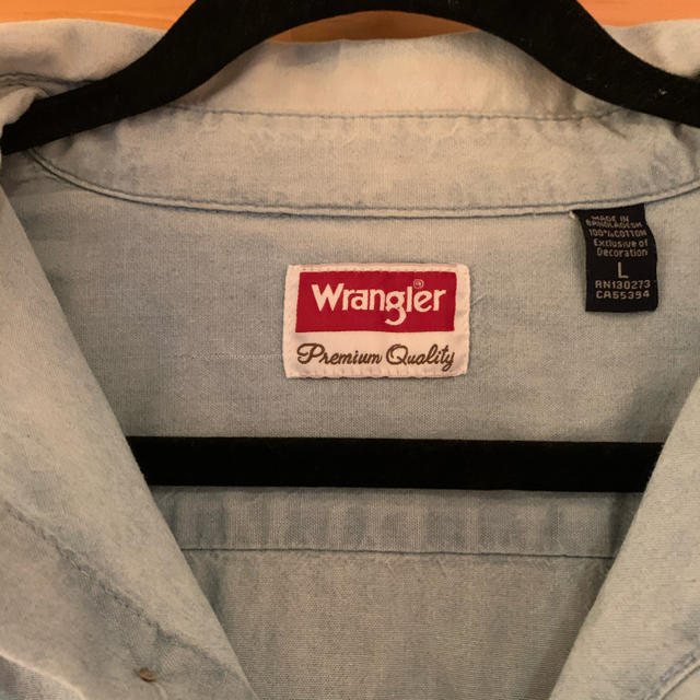 Wrangler(ラングラー)の【値下げ】 ラングラー Wrangler プレミアムクオリティー デニムシャツ メンズのトップス(シャツ)の商品写真