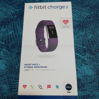 フィットフィット(fitfit)のfitbit charge 2 Sサイズ　紫(トレーニング用品)