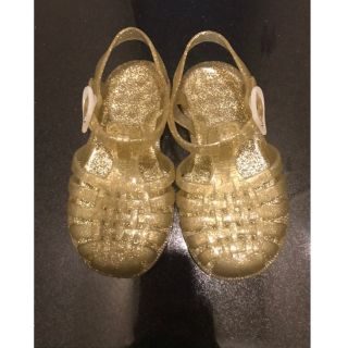 コドモビームス(こども ビームス)のmeduse ラバーサンダル(ゴールド/14-15cm)(サンダル)