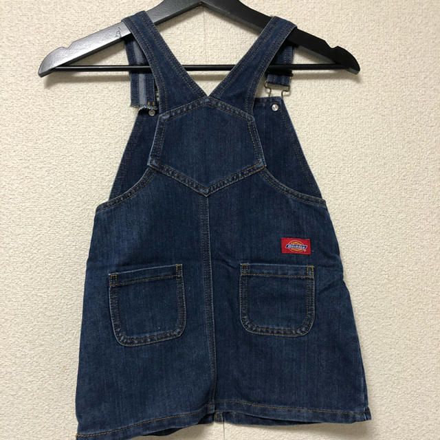 Dickies(ディッキーズ)の未使用に近い♡Dickies kids デニム　ジャンバースカート　110cm キッズ/ベビー/マタニティのキッズ服女の子用(90cm~)(スカート)の商品写真