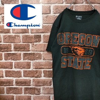 チャンピオン(Champion)の《チャンピオン》オレゴン州立大学ビッグロゴ　刺繍ロゴ　ブラック(Tシャツ(半袖/袖なし))
