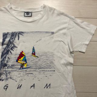 リー(Lee)の90s USA製　LEE 刺繍　半袖　Tシャツ　リー　90's 古着　グアム(Tシャツ/カットソー(半袖/袖なし))