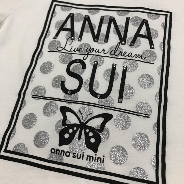 ANNA SUI mini(アナスイミニ)のANNA SUI mini  上下セット　白×ピンク キッズ/ベビー/マタニティのキッズ服女の子用(90cm~)(Tシャツ/カットソー)の商品写真