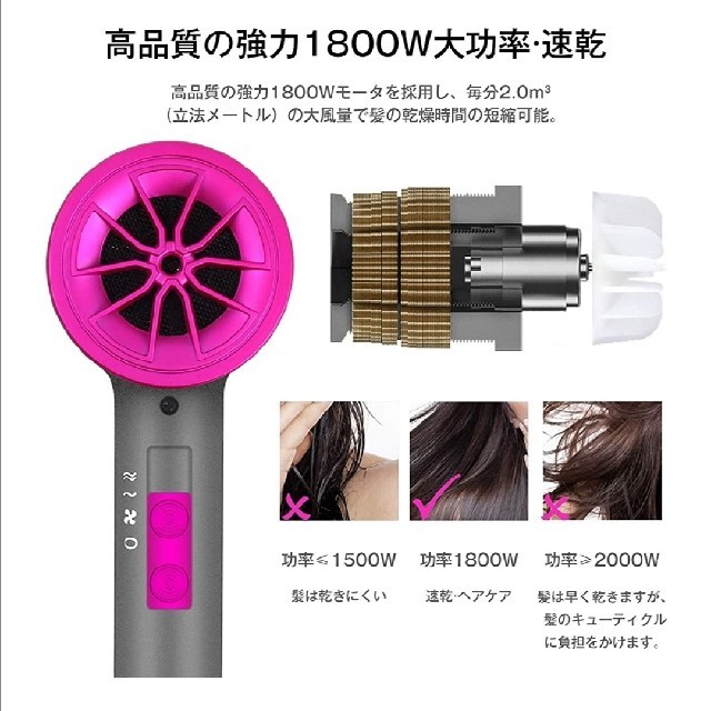 ヘアドライヤー 　新品梱包のまま スマホ/家電/カメラの美容/健康(ドライヤー)の商品写真