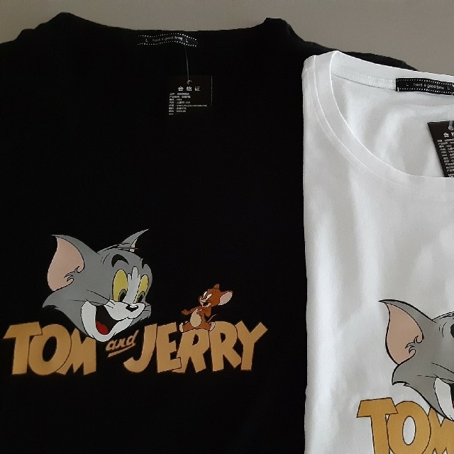 大人気 アニメ 半袖 トムとジェリー Tシャツ かわいい オーバーサイズ L メンズのトップス(Tシャツ/カットソー(半袖/袖なし))の商品写真