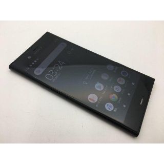 ソニー(SONY)のSIMフリー au XPERIA XZ1 SOV36 ブラック◆美品◆307(スマートフォン本体)