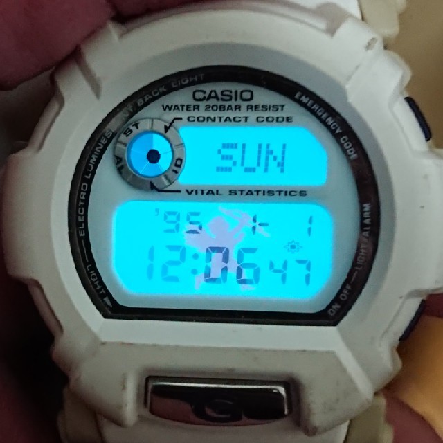 カシオ G-SHOCK DW-0097 ラバーズコレクション 白 USED