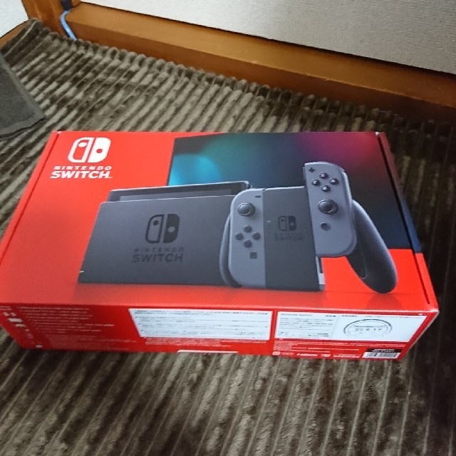 新型！新品 未使用 Switch本体 Joy-Con(L)/(R) グレー