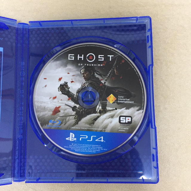 PlayStation4(プレイステーション4)の「美品」GHOST OF TSUSHIMA エンタメ/ホビーのゲームソフト/ゲーム機本体(家庭用ゲームソフト)の商品写真