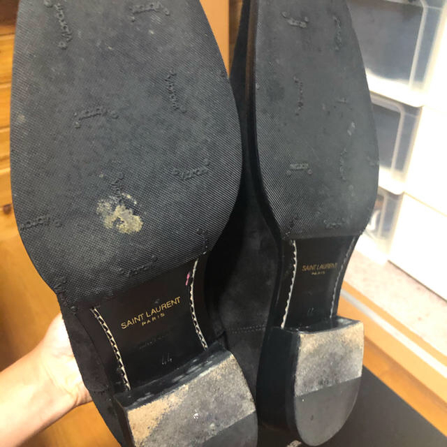 Saint Laurent(サンローラン)のサンローラン　チェルシーブーツ  ブラック メンズの靴/シューズ(ブーツ)の商品写真