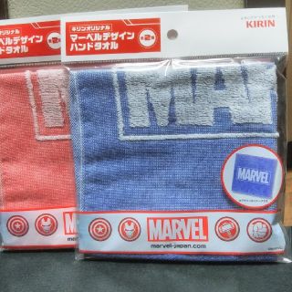 マーベル(MARVEL)のマーベルデザイン・ハンドタオル！2枚セット!(タオル/バス用品)