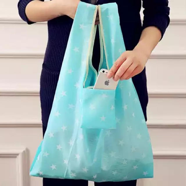 折りたたみ エコバッグ ショッピングバッグ 買い物バッグ 折り畳み コンパクト レディースのバッグ(エコバッグ)の商品写真