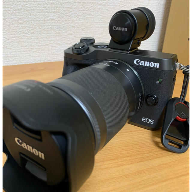 Canon - 【値下げ!早い者勝ち】Canon EOS M6 レンズキット ファインダー付き
