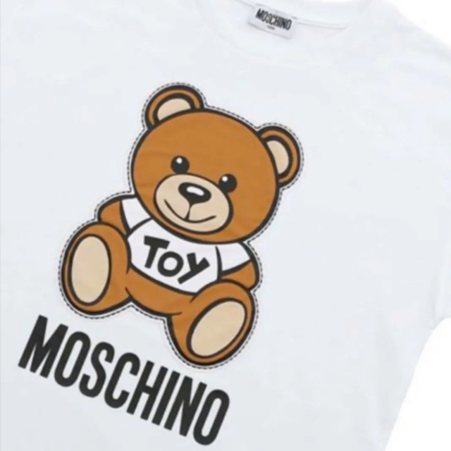 ホワイト★最新作★MOSCHINO 半袖Tシャツ モスキーノ テディベア 完売 入手困難