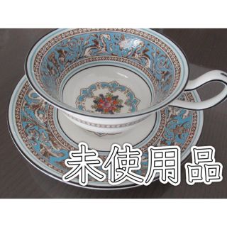 ウェッジウッド(WEDGWOOD)の【未使用】ウェッジウッド フロレンティーン ターコイズ カップ＆ソーサー(グラス/カップ)