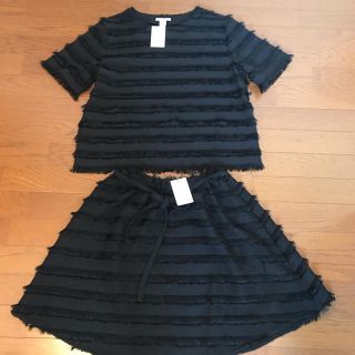 エイチアンドエム(H&M)の【未使用】⭐️ H＆M セットアップ【ブラック】⭐️(セット/コーデ)