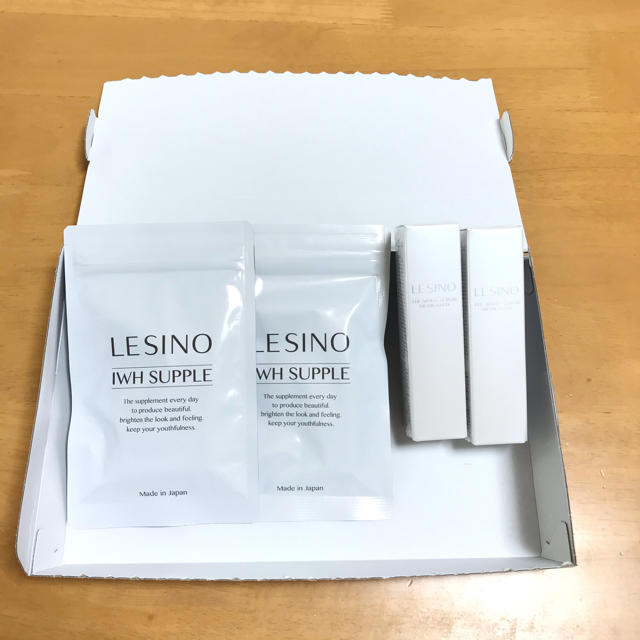 LESINO 美白美容液15ml・サプリメント　2セット