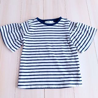 エムピーエス(MPS)のMPS ボーダー ストライプ柄 半袖Tシャツ 120cm(Tシャツ/カットソー)