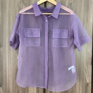 アメリヴィンテージ(Ameri VINTAGE)のameri vintage  シアーシャツ♡(シャツ/ブラウス(半袖/袖なし))